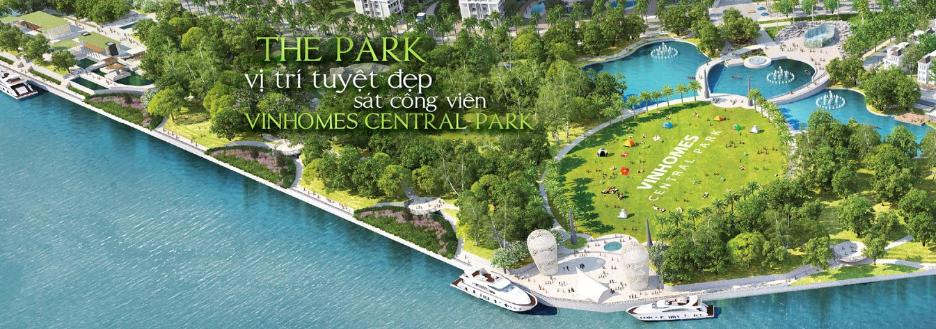 The park vi tri tuyet dep sat cong vien vinhomes central park